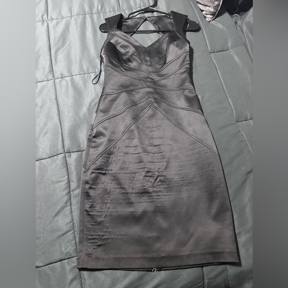 Jessica Simpson Black Strapless Dress